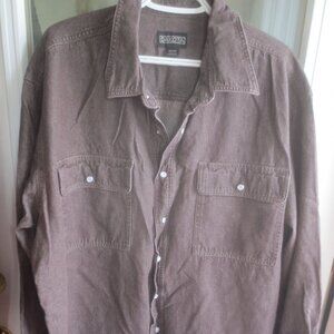 Dakota Heavy Duty Cotton Long Sleeve Snap Button Work Shirt - Size 2XL.